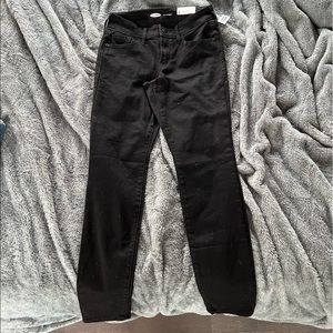 black old navy icon pop skinny jeans size 0